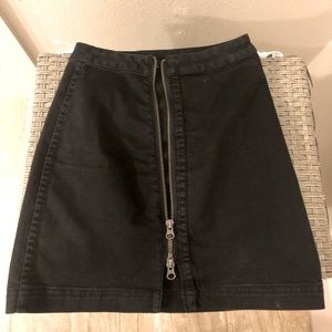 Free People Double Zip Skirt